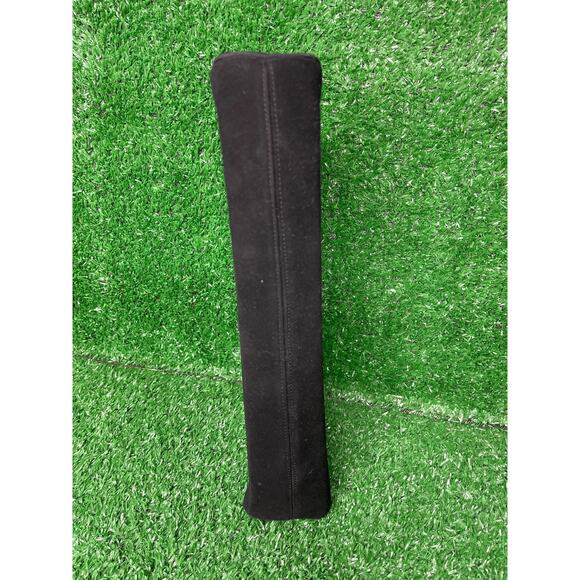 Vintage Bonwit Teller Black Velvet Suede Purse With Gold  Lock Closure - Picture 6 of 6